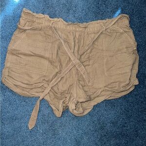 Casual Green aerie shorts with tie
